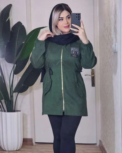 مانتو کلاهدار ترانه