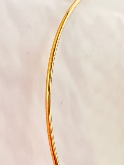 چوکر خاص طلایی (تخفیف: کمی نقطه های رنگ پریدگی )