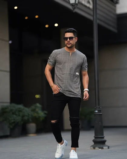 تیشرت پسرانه نخی کوبایی