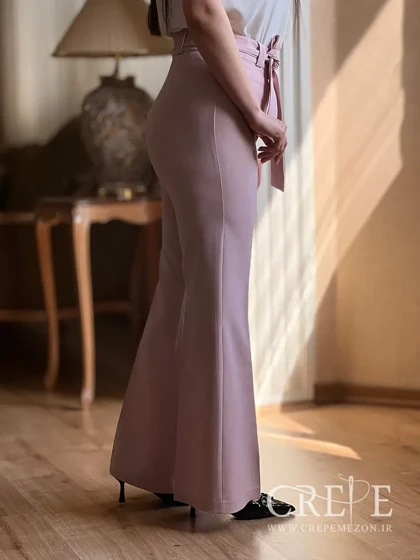 شلوار کرپ دمپا گشاد قد 104