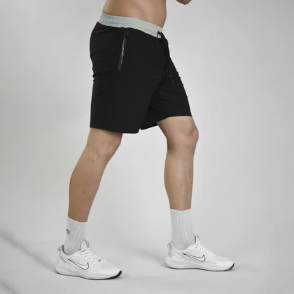 شلوارک ورزشی مردانه آندر آرمور مدل Heat Gear-D8068 مشکی