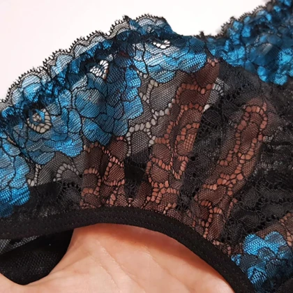 ست شورت و سوتین برندکارنا رز فنردار کد 2038 سرمه ای