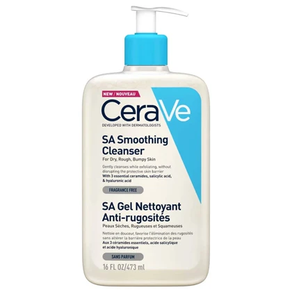 ژل شسستشو سراوی CeraVe مدل SA Smoothing حجم 473