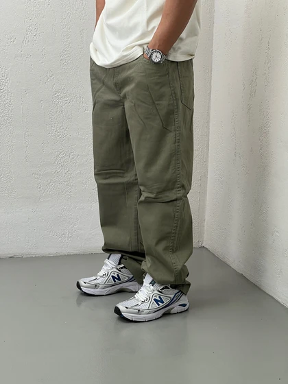 شلوار مردانه کتان بگ HAYTAN