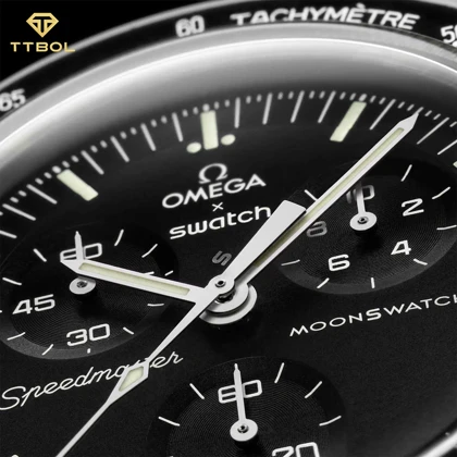 ساعت مچی امگا سواچ OMEGA SWATCH MISSION TO THE MOON SO33M100