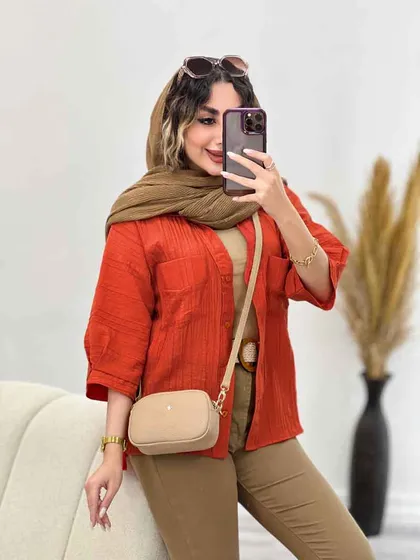 شومیز دو جیب دیما