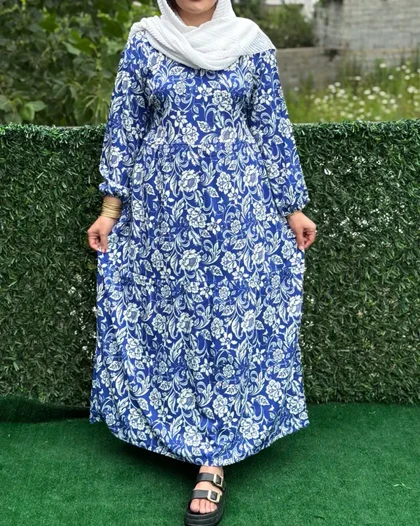 پیراهن ساحلی فلور آتی 6074