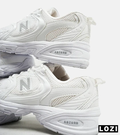 کفش کتانی مردانه و زنانه سفید NEW BALANCE 530 مدل 3145