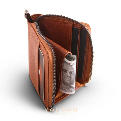 کیف پول چرم یلسان مدل رادین کد 080-BF