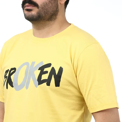 تیشرت آستین کوتاه چاپی مردانه سیزر مدل 155118130