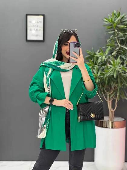 مانتو لینن پشت ژیله