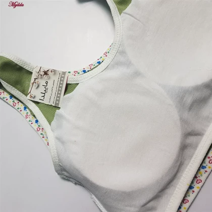 نیم‌تنه دخترانه ماییلدا مدل پددار کد 5552