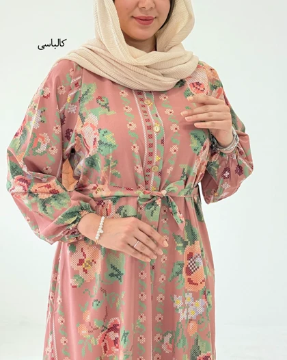 پیراهن بلند مهوش کد 1783