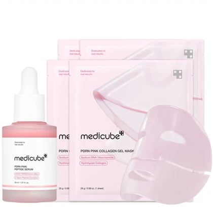 سرم صورت پپتاید جوانساز مدی کیوب medicube اصل مدل Pink حجم 30ML