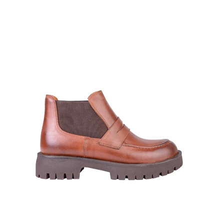 نیم‌بوت لوفر چرم زنانه 229