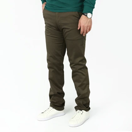 شلوار کتان راسته مردانه مدل 66798