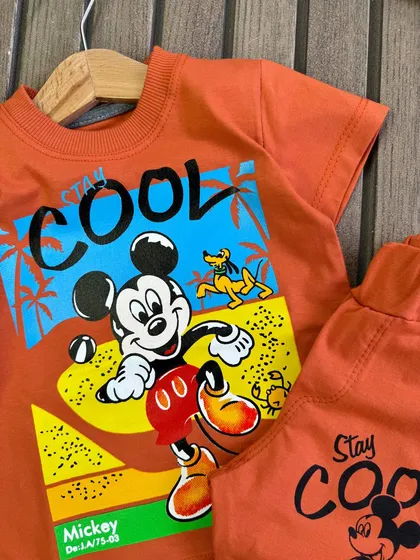 تیشرت شلوارک میکی cool