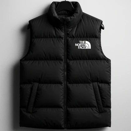 ژیله پافر برزنتی مشکی نورز فیث north face jacket