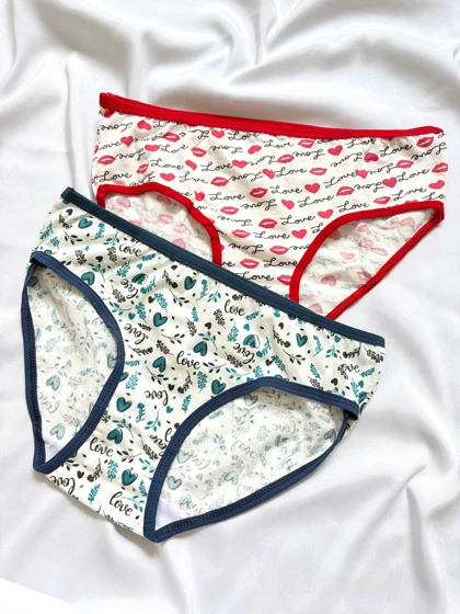 شورت نخی طرح دار( پک 3 عددی)