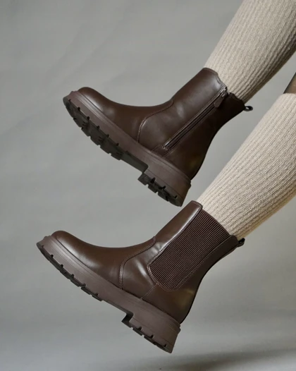 کفش زمستانی زنانه نیم بوت کاترین