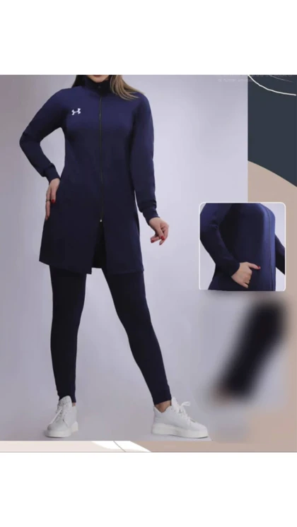 مانتو زیپی زنانه 55260