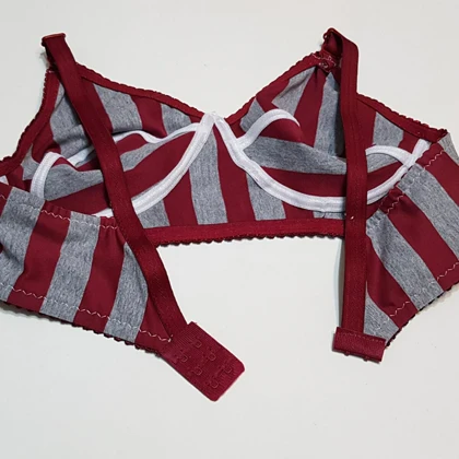 سوتین راه راه بدون فنر کد 103013