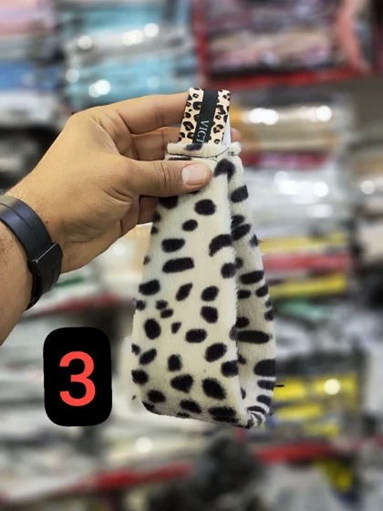 هدبند پلنگی کد 1798(داخل هدبند طلق دارد )
