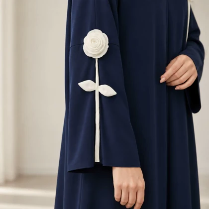 عبا ژاکلین رزا سرمه ای