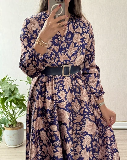 پیراهن مزونی ساتن 3