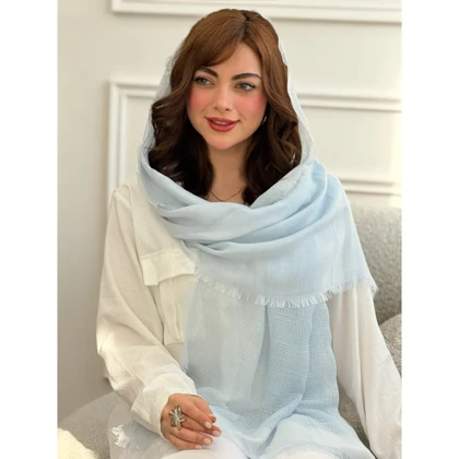 شال نخی دستک حصیری تابستانی