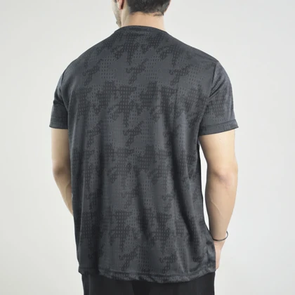 تیشرت ورزشی مردانه نایک مدل VHD-Dri Fit-4K0983 طوسی تیره