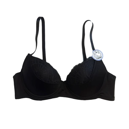 سوتین اسفنجی فنردار ساتن دانتل زنانه سینسای Sinsay