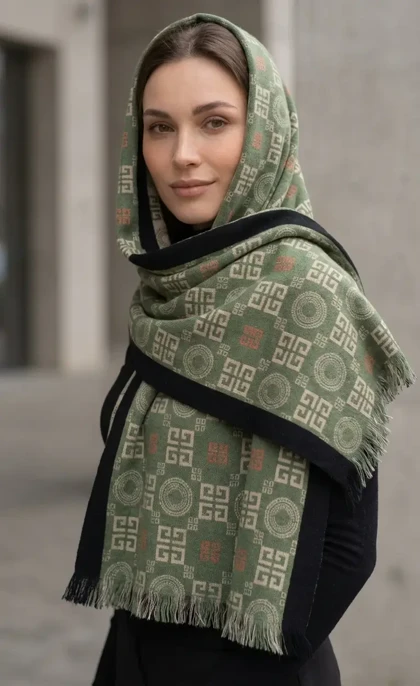 خرید شال بافت ریز ورساچه - انتخابی گرم، سبک و ضدحساسیت