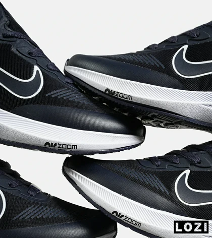 کفش کتانی بزرگ پا سرمه ای نایک NIKE air zoom مدل 8291