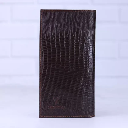 ست کیف کتی چرم و عینک مردانه چرمسال قهوه ای پوست ماری 182/2
