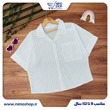 شومیز دخترانه مدل راه راه