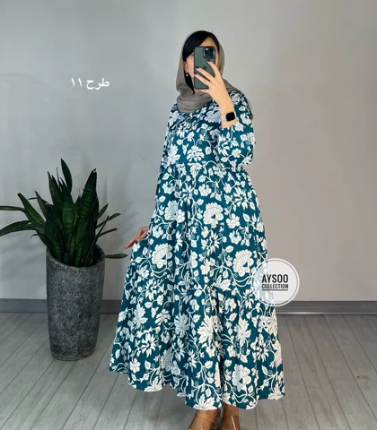 پیراهن طرحدار مزونی43