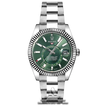 ساعت رولکس صفحه سبز Rolex Sky Dweller SGr4