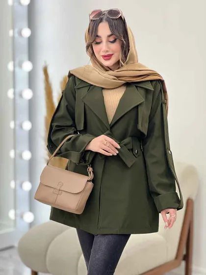 بارانی کمر پاگن ژیله دار