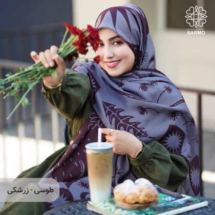 روسری نخ پنبه قاصدک