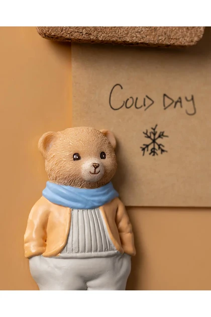 مگنت Madame Coco مدل Paddington Bear رزین - چندرنگ