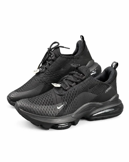 کفش کتانی مردانه بزرگ پا مدل نایکی ایر زوم 950 مشکی تمام NIKE AIR 950