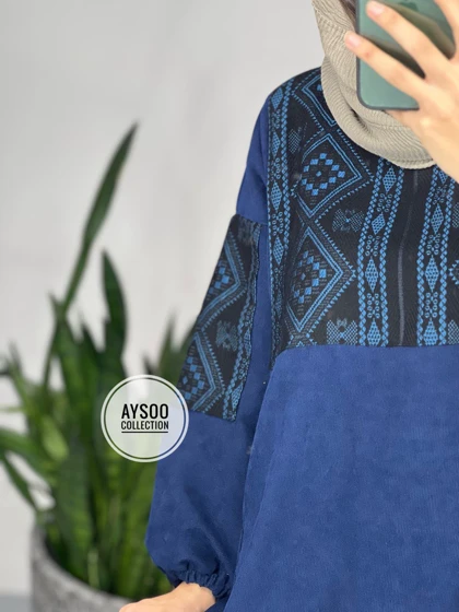 پیراهن مانتویی آتریسا