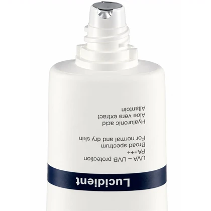 کرم ضد آفتاب بی رنگ امونی مدل Lucidient مناسب پوست نرمال تا خشک SPF50+ حجم 50ml
