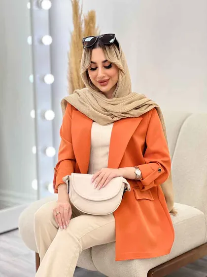 مانتو دو جیب آستین پاگن