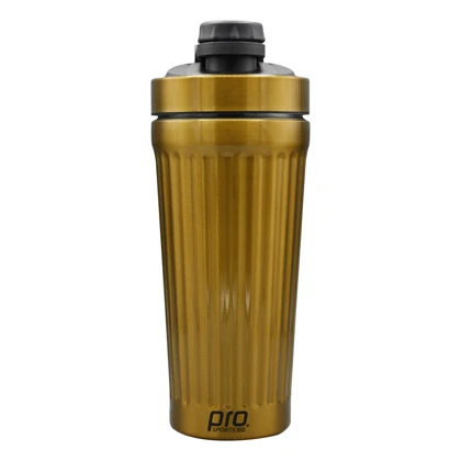 شیکر استیل ورزشی یک تیکه پرو اسپورتس دتاکس دار مدل Forge ظرفیت 0.8 لیتر