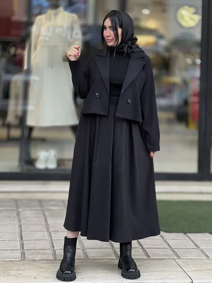 ست کد و دامن کد مخملی 695