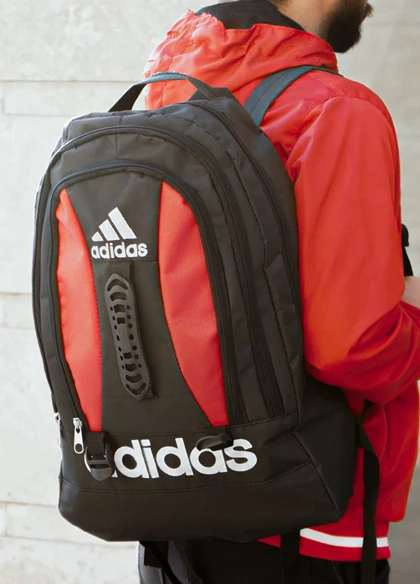 کوله پشتی مشکی قرمز Adidas مدل Ronix