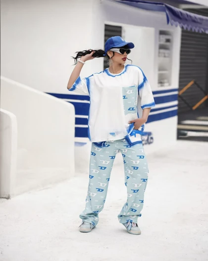 ست تیشرت و شلوار دخترانه آیتا