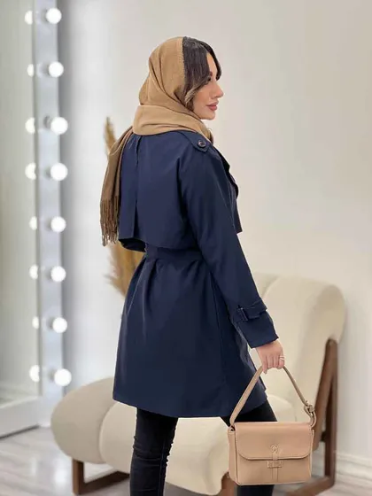 بارانی یقه دوبل باران